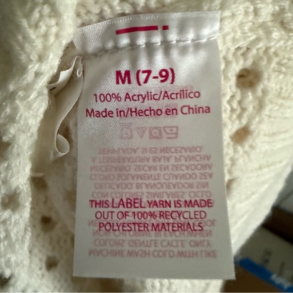 Juniors 2 pack Sweaters Cream and Green No Boundaries size 7-9 - Picture 5 of 12